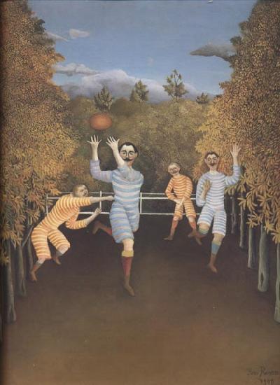Henri Rousseau Soccer Players Germany oil painting art